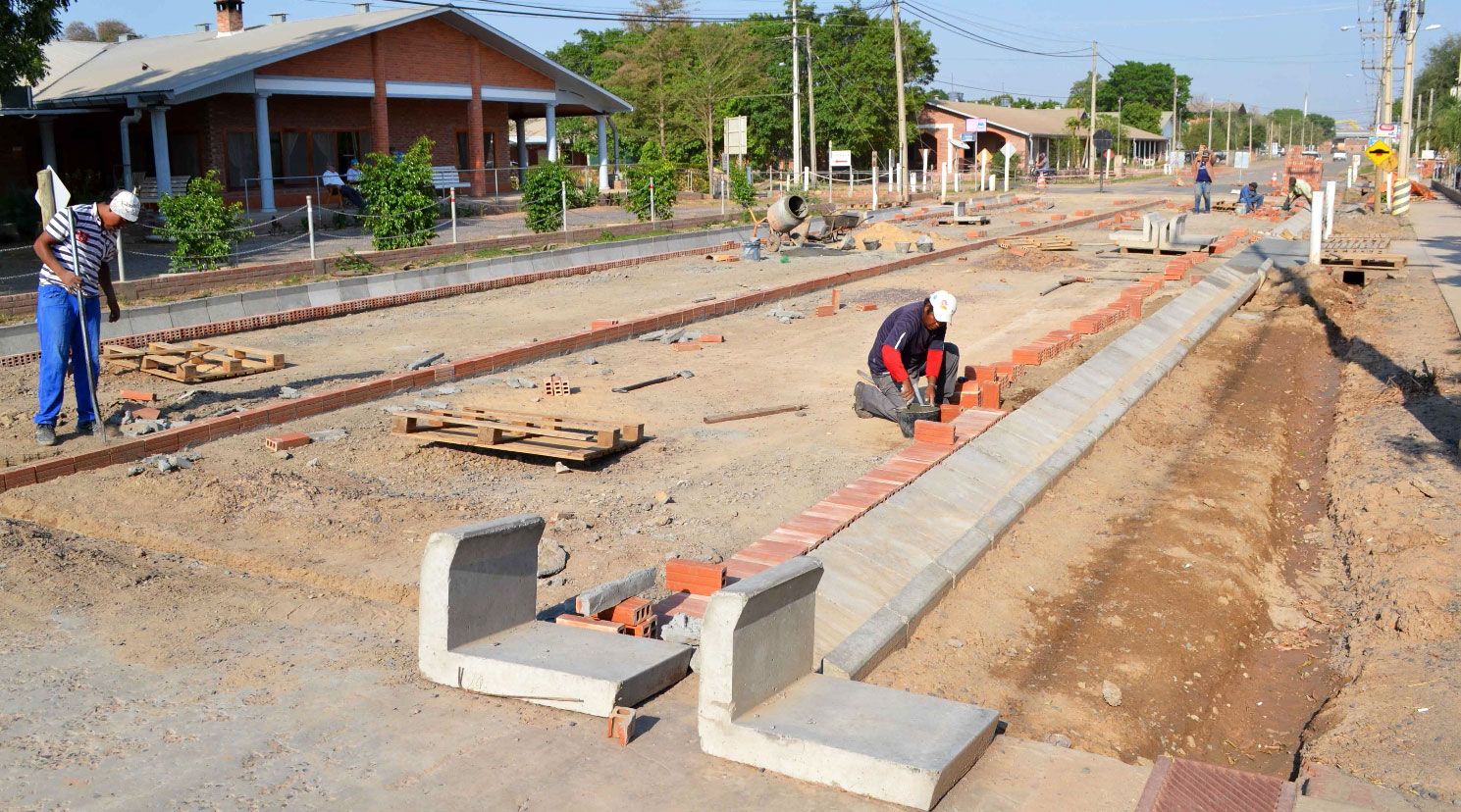 Pavimentación con ladrillos - Interior - ABC Color