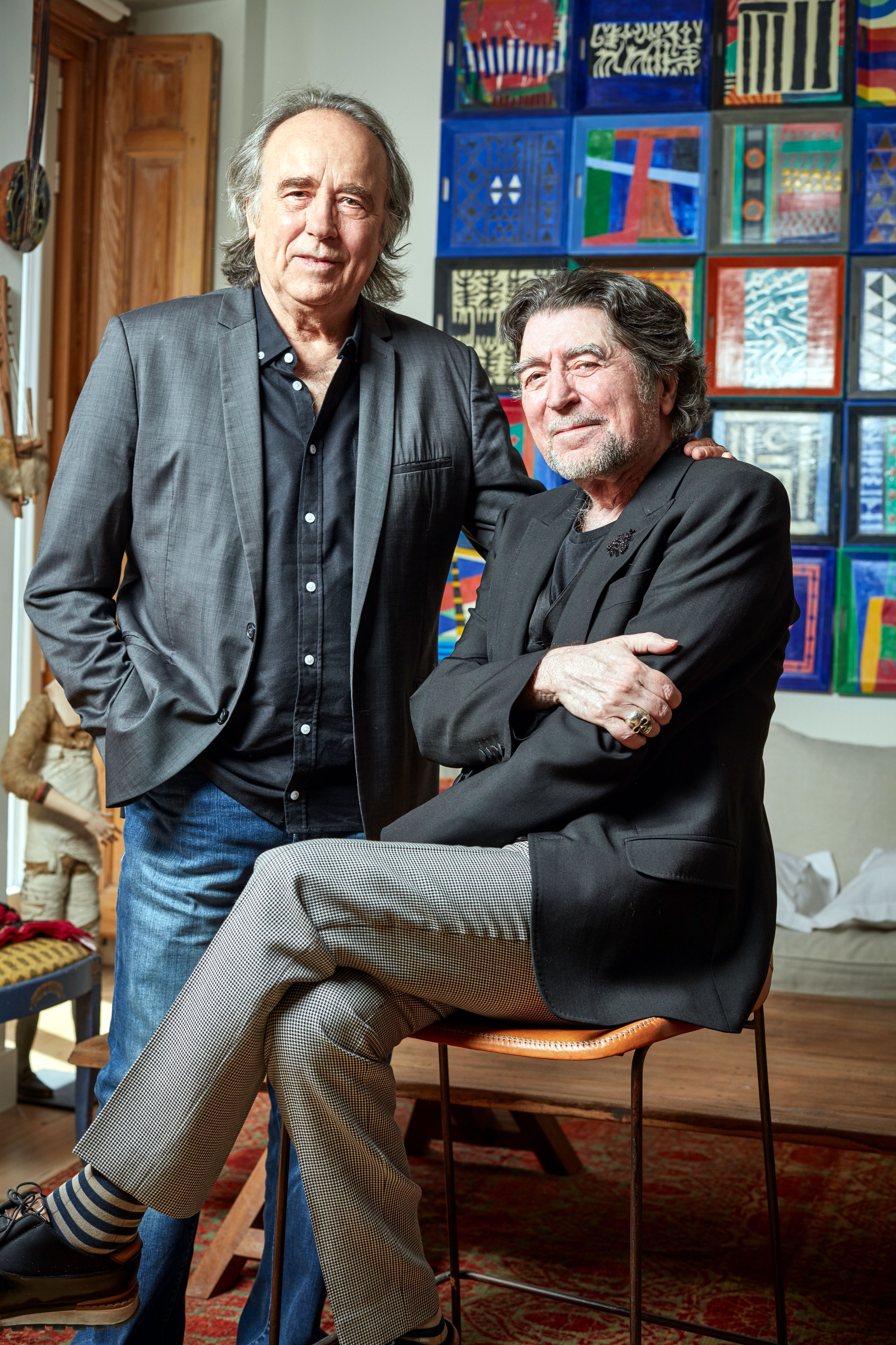 Joan Manuel Serrat y Joaquín Sabina actuarán juntos el sábado 16 en el SND Arena. Ellos actuaron en el Jockey Club, en abril de 2012.