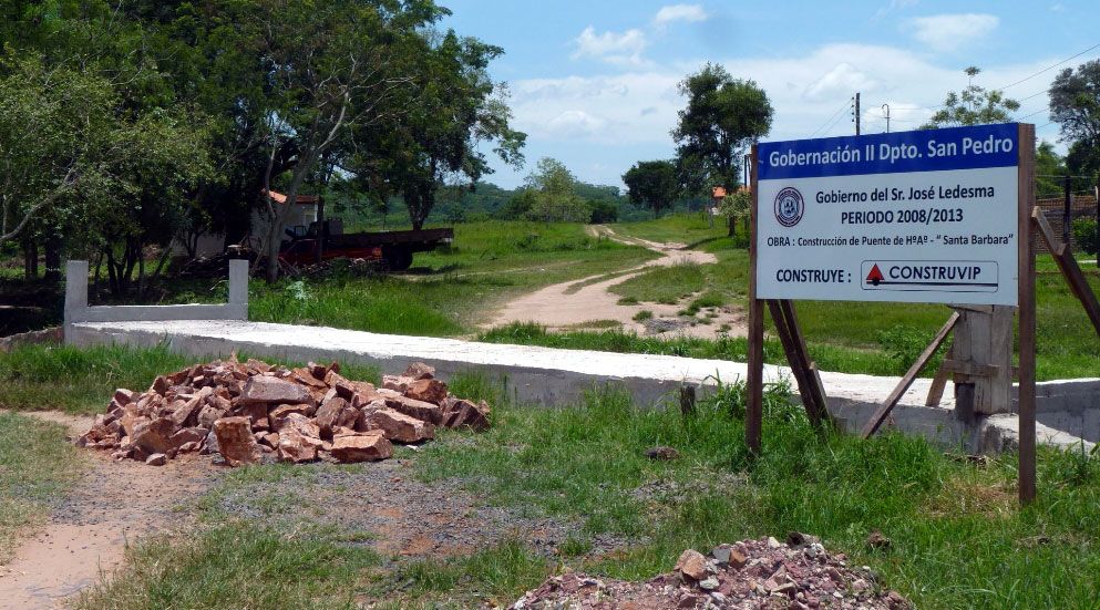 Construyen puente en San Estanislao Centinela ABC Color