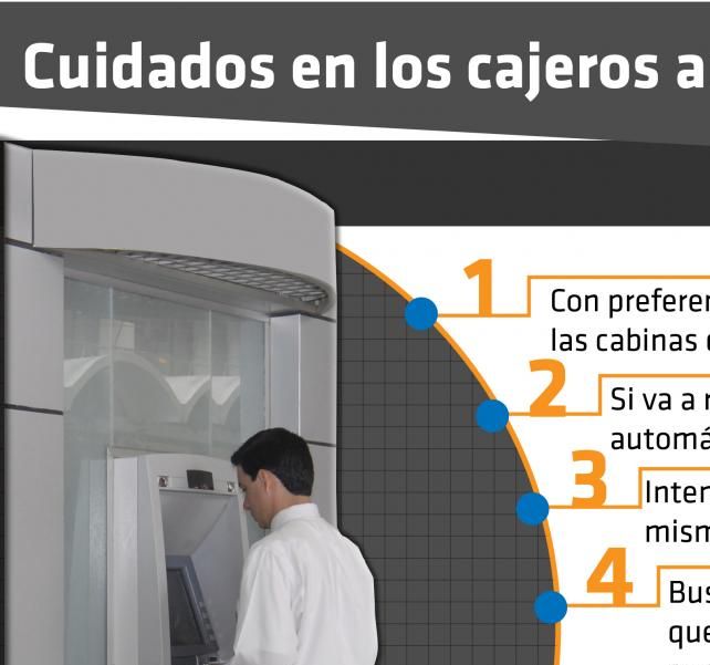 Cuidados en los cajeros automáticos Infografías ABC Color