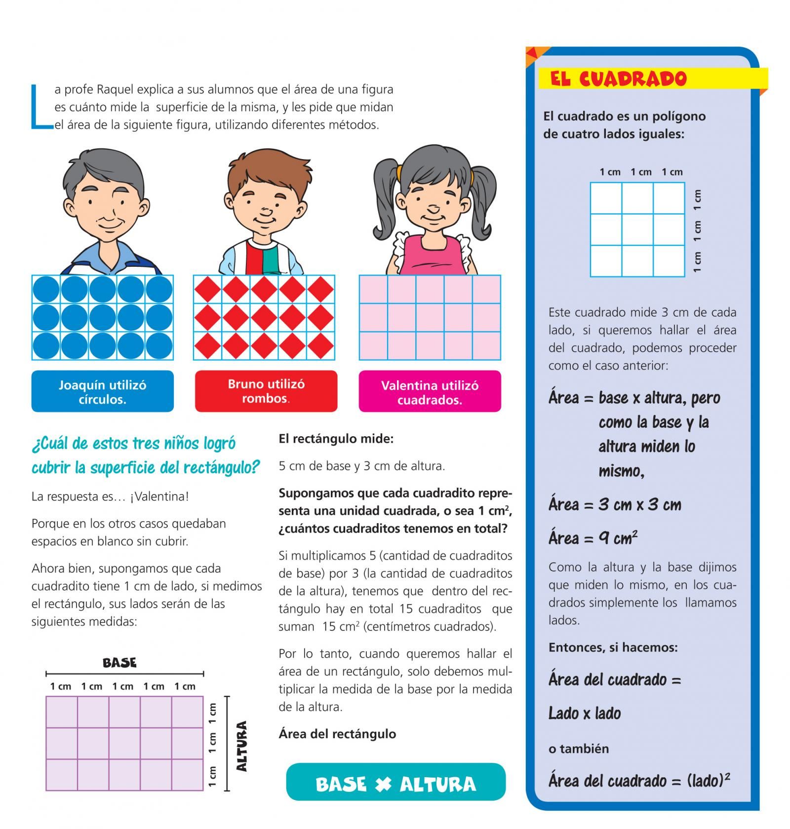 ¡A calcular áreas de figuras geométricas! - Escolar - ABC Color