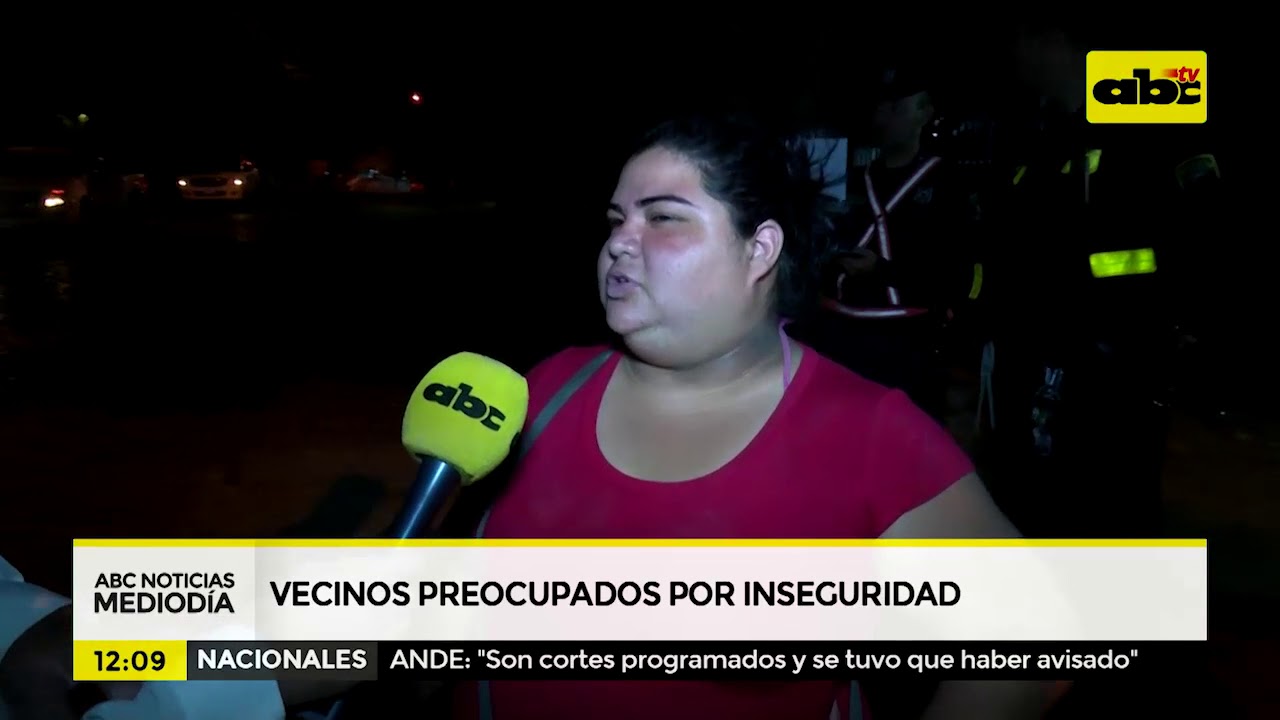 Vecinos preocupados por inseguridad - ABC Noticias - ABC Color